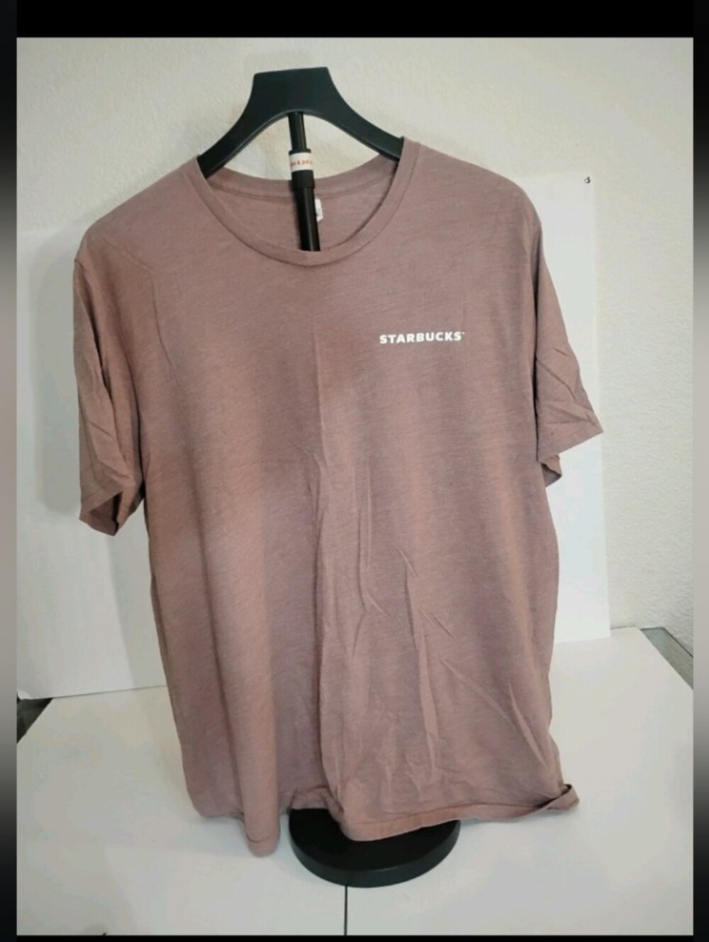 Starbucks Men’s Short-Sleeve Tee in Mauve Pink